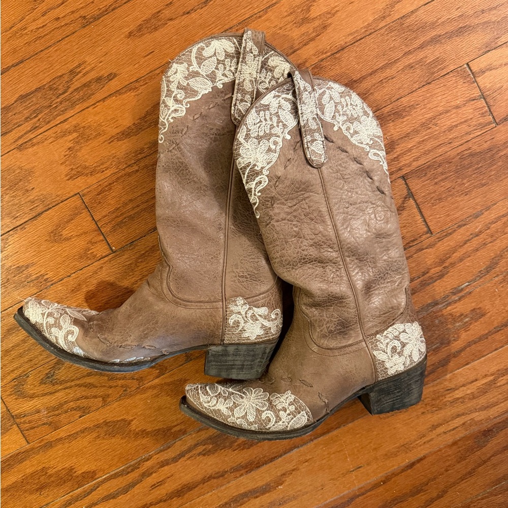 Lane Boots Jeni Lace Boots 7.5